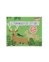 Les animaux de la forêt à caresser - Livre sensoriel avec textures à toucher pour bébés et jeunes enfants.