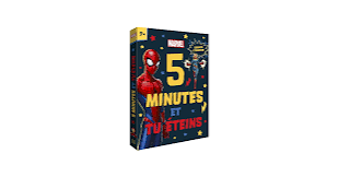 MARVEL – 5 minutes et tu éteins - Livre d'histoires illustrées de 5 minutes avec les Super-Héros Marvel pour enfants.