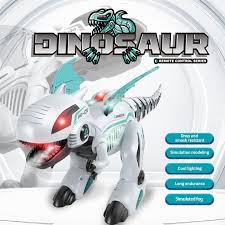Dinosaure télécommandé interactif avec télécommande sans fil pour enfants.