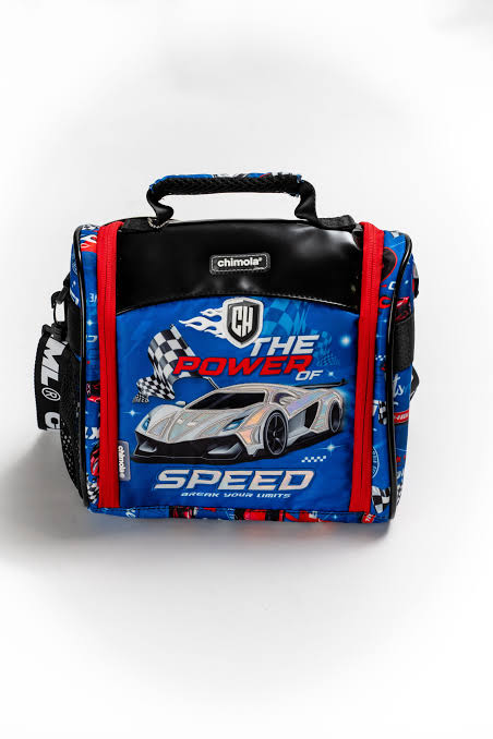 Racing Car Lunch Bag Chimola sac à déjeuner isotherme enfant avec design voiture de course