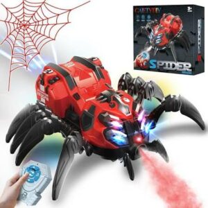 Araignée robot télécommandée avec télécommande sans fil pour enfants.