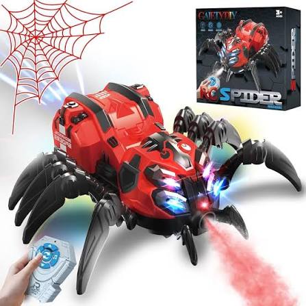 Araignée robot télécommandée avec télécommande sans fil pour enfants.