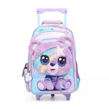 Sac à dos avec chariot Chimola 18 pouces Bear BT172 pour école