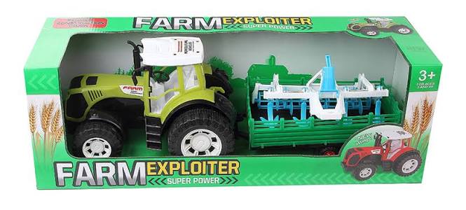 Tractor Farm Exploiter à friction pour enfants.
