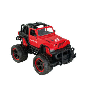 Voiture 4x4 Jeep télécommandée rechargeable avec câble USB.